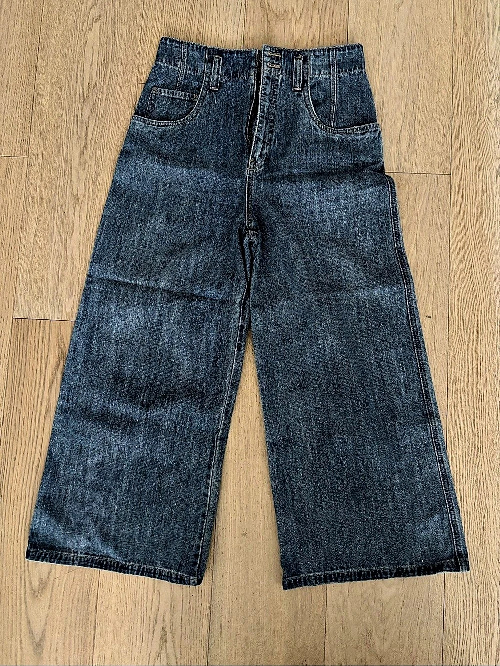 joie Wide Leg Jeans in Blue Size 6 Like New